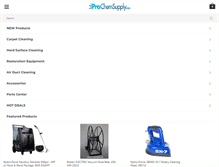 Tablet Screenshot of prochemsupply.com